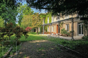 Domaine Perret-Aile Ouest Château ArtDéco ou Dépendance XIXème-Suite ou Gîte-À 3Km Giverny-Séjour Privatisé-Famille-Amis-Randonnées-Jeux Enfants-PingPong-Piscine Été-Options Breakfast-Dîner-Billard-Sp